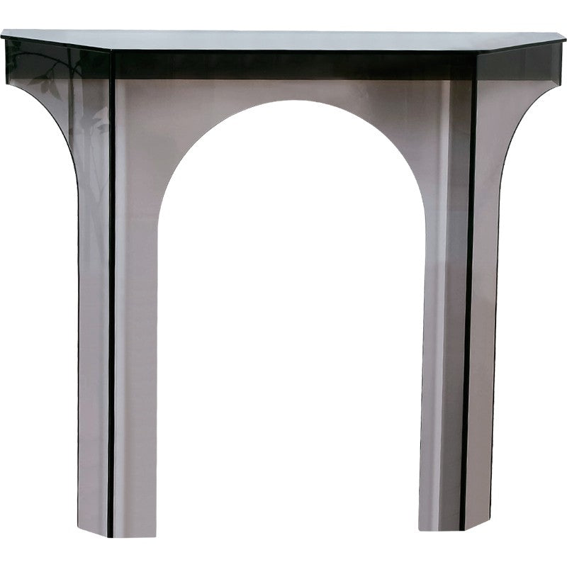 33.46" Tall Modern Console Table Acrylic Accent Table for Hall