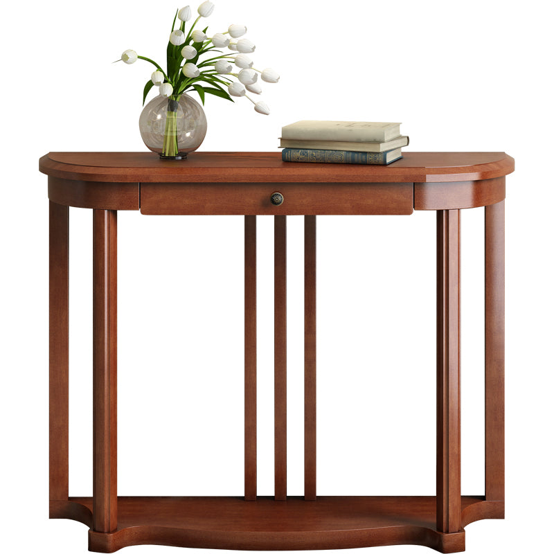 31.5-inch Tall Console Table 1-drawer Solid Wood Accent Table for Hall