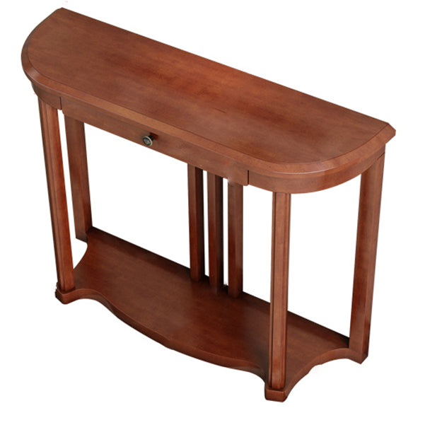 31.5-inch Tall Console Table 1-drawer Solid Wood Accent Table for Hall