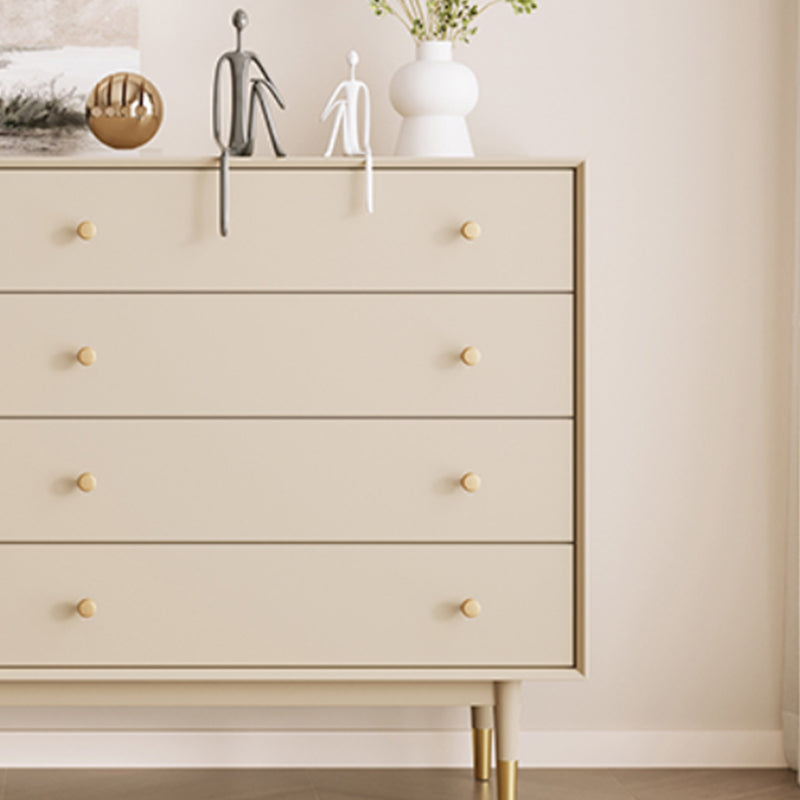 Glam Sideboard Table with Drawers Engineered Wood Buffet Table