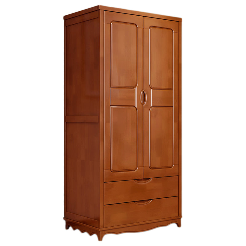 Matte Finish Rubberwood Storage Cabinet Traditional Cabinet for Home