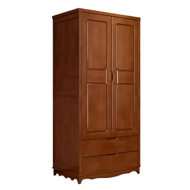 Matte Finish Rubberwood Storage Cabinet Traditional Cabinet for Home