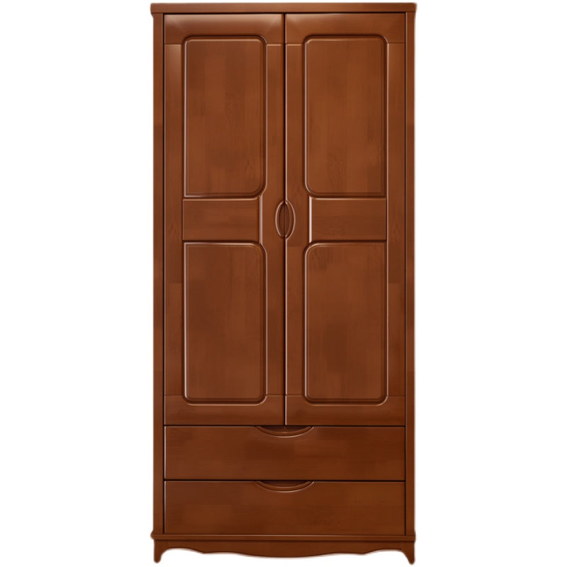 Matte Finish Rubberwood Storage Cabinet Traditional Cabinet for Home