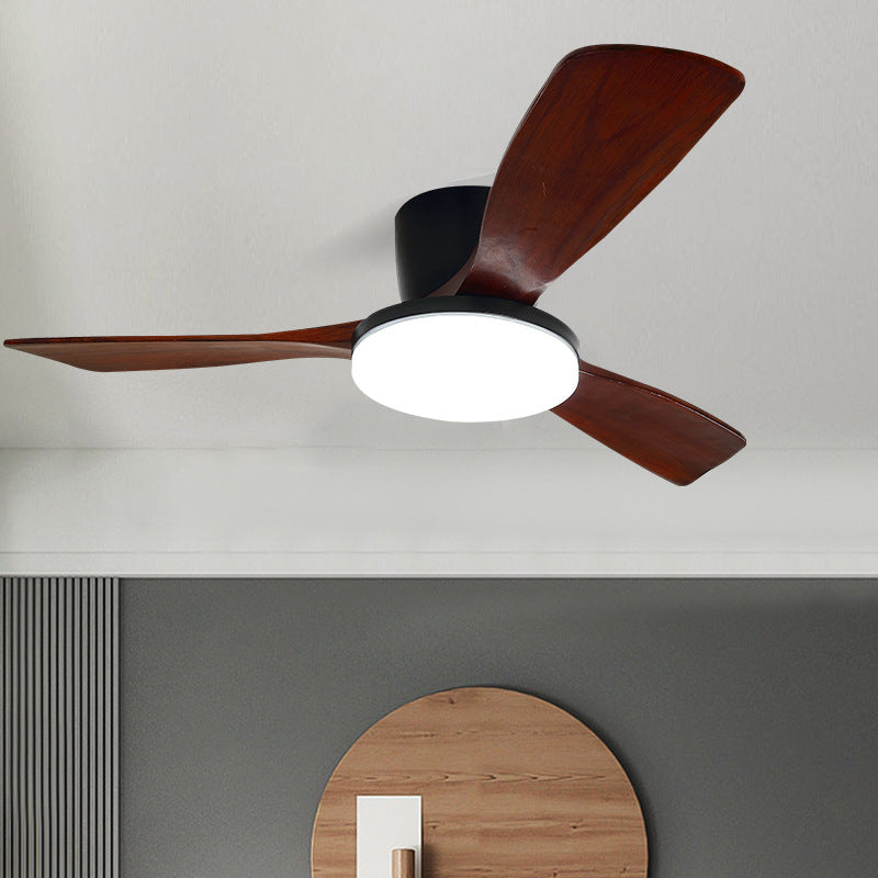 Colorful LED Ceiling Fan Light Fixture Nordic Ceiling Flush Mount for Kids' Room