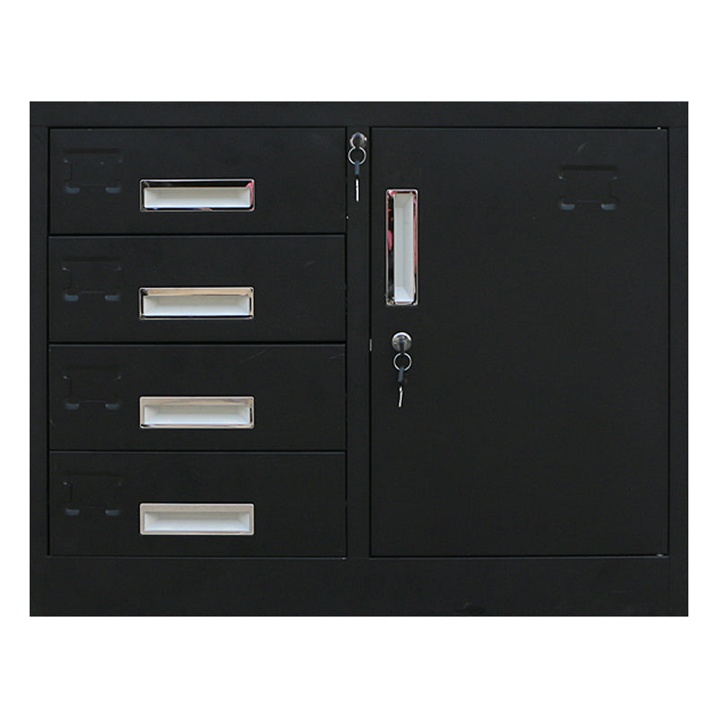 Vertical Filing Cabinet Contemporary Metal Fire-Resistant File Cabinet