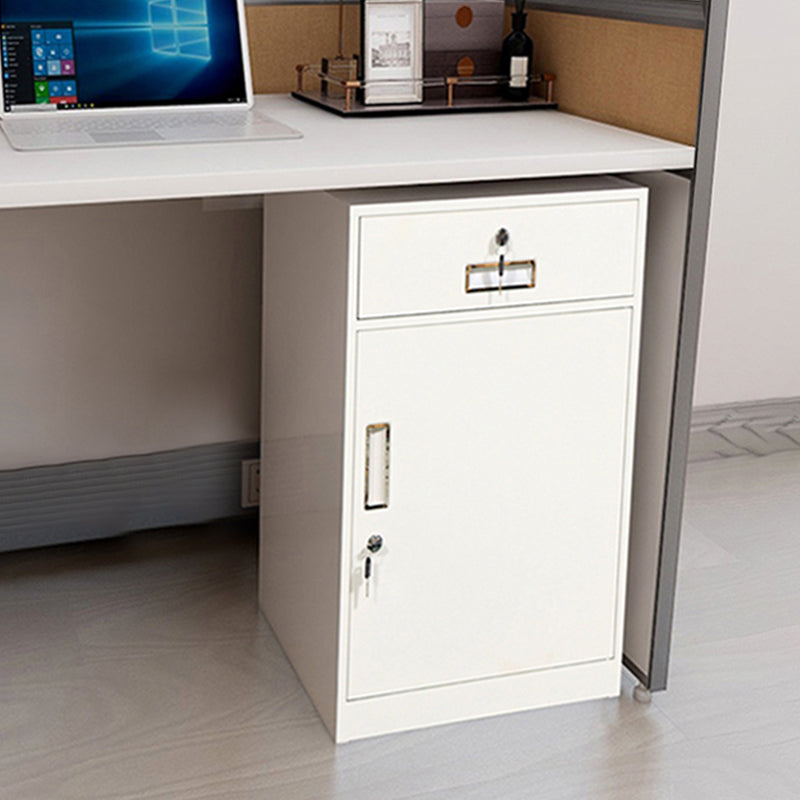 Vertical Filing Cabinet Metal Fire-Resistant File Cabinet with Storage