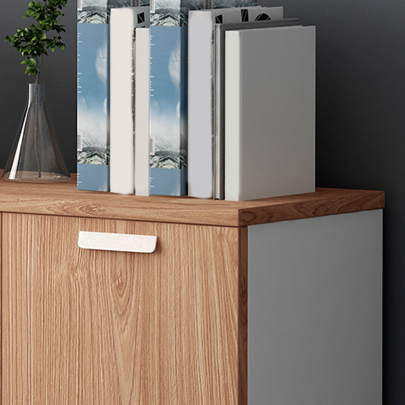 Wood Filing Cabinet Contemporary File Cabinet with Storage for Home or Office