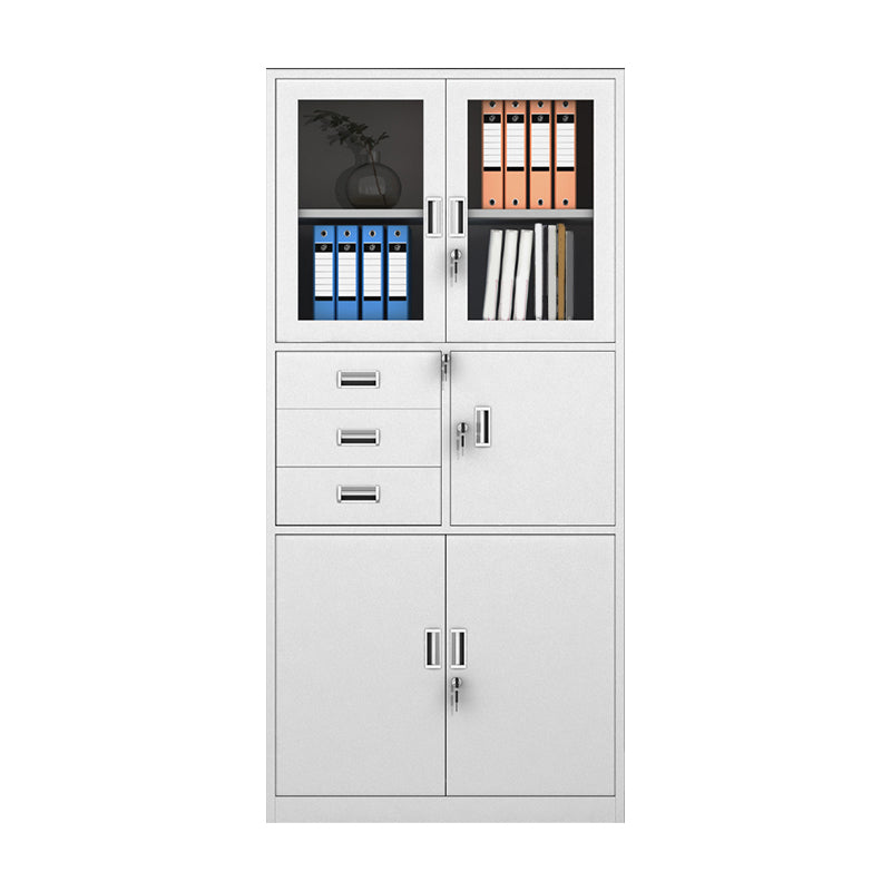 Vertical Filing Cabinet Fire-Resistant File Cabinet with Storage