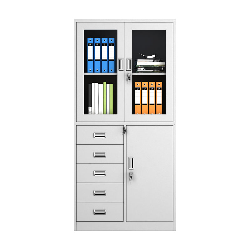 Vertical Filing Cabinet Fire-Resistant File Cabinet with Storage