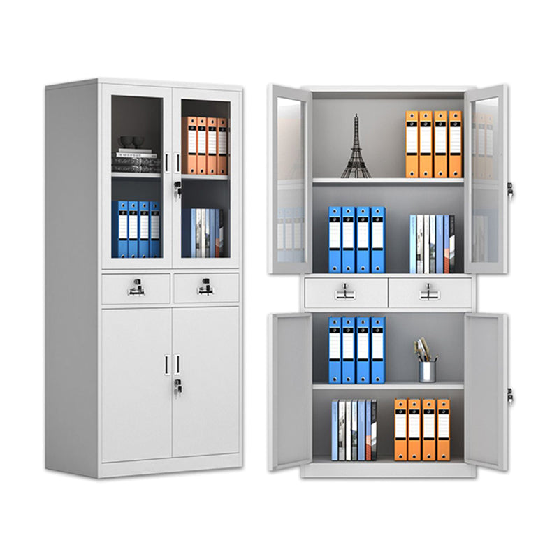 Vertical Filing Cabinet Fire-Resistant File Cabinet with Storage