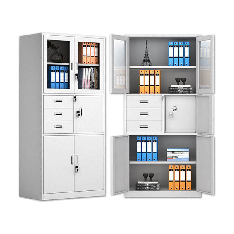 Vertical Filing Cabinet Fire-Resistant File Cabinet with Storage