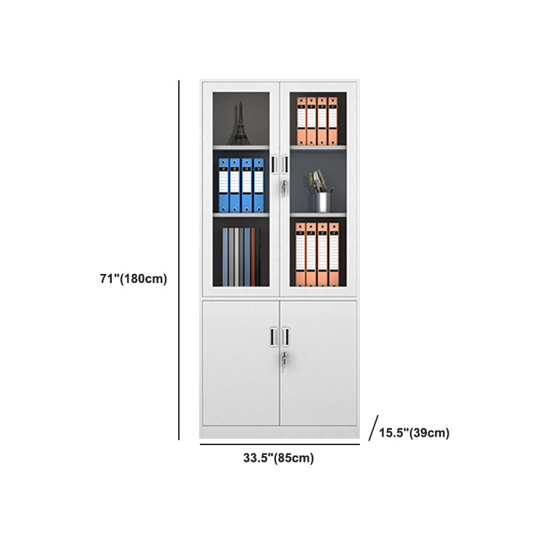 Vertical Filing Cabinet Fire-Resistant File Cabinet with Storage