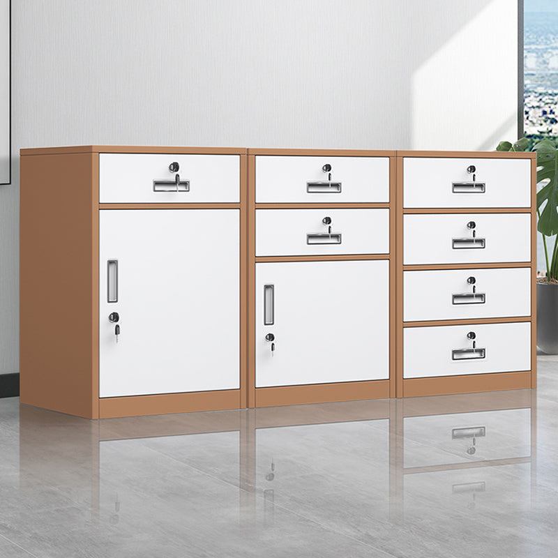 Vertical Filing Cabinet Contemporary Steel Fire-Resistant File Cabinet