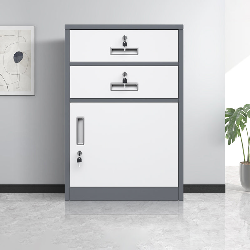 Vertical Filing Cabinet Contemporary Steel Fire-Resistant File Cabinet