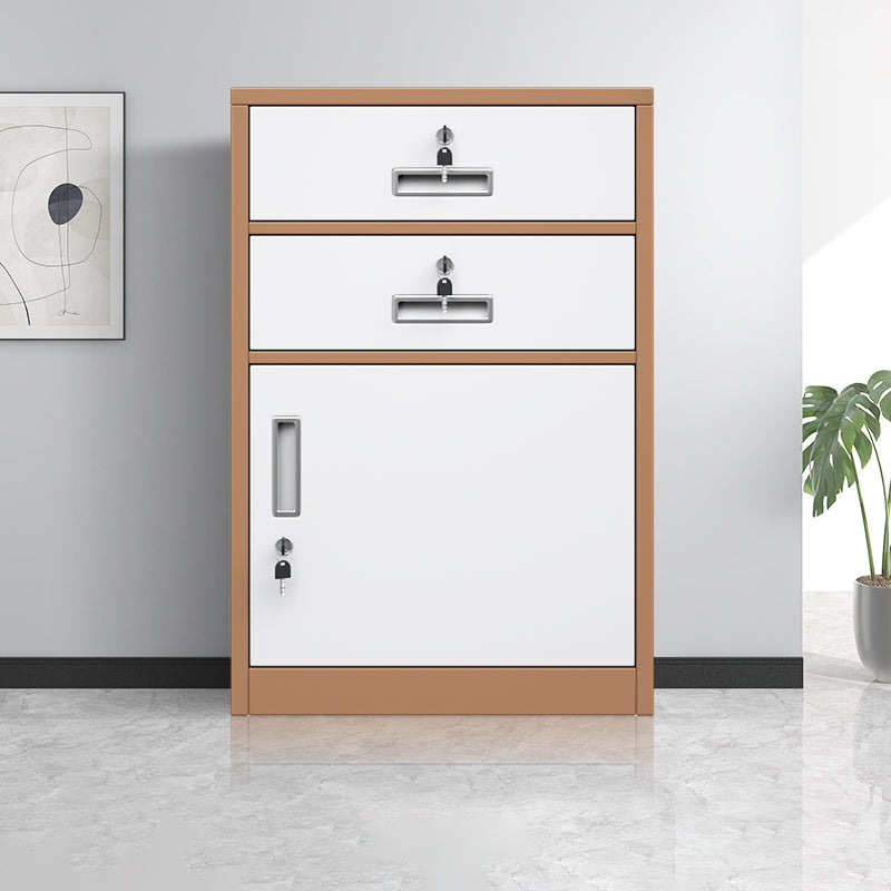 Vertical Filing Cabinet Contemporary Steel Fire-Resistant File Cabinet