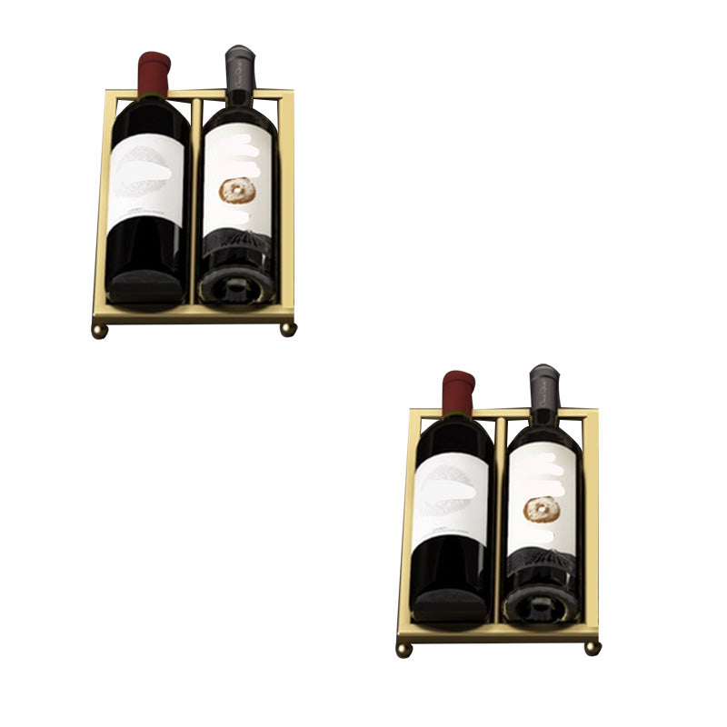 Modern Tabletop or Countertop Free-Stand Wine Rack Kit Metal Wine Racks