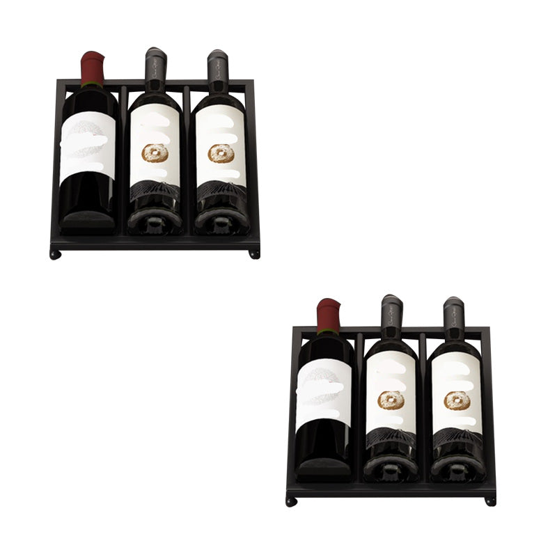 Modern Tabletop or Countertop Free-Stand Wine Rack Kit Metal Wine Racks