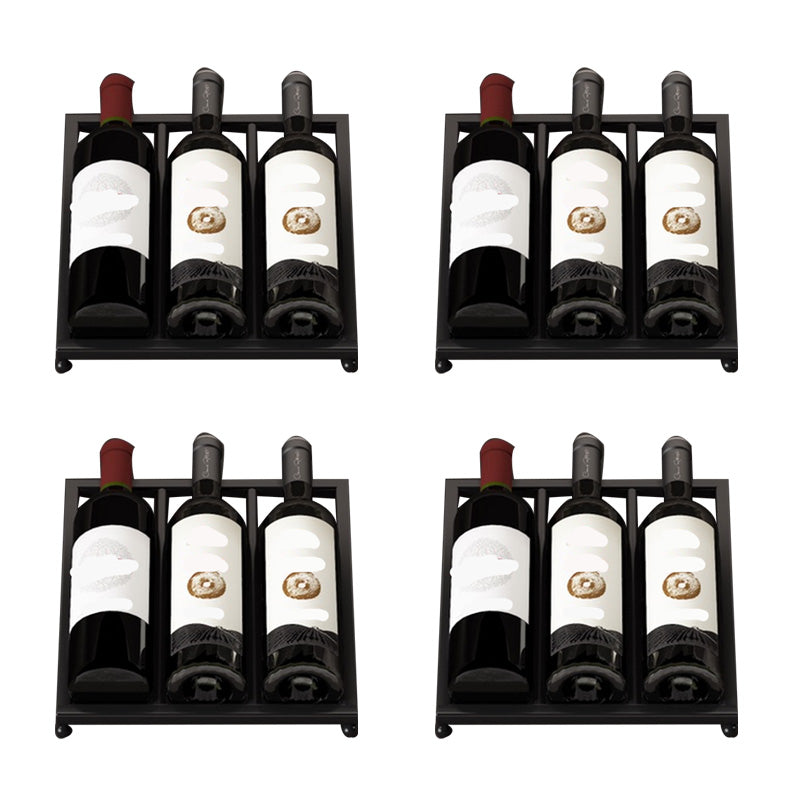 Modern Tabletop or Countertop Free-Stand Wine Rack Kit Metal Wine Racks