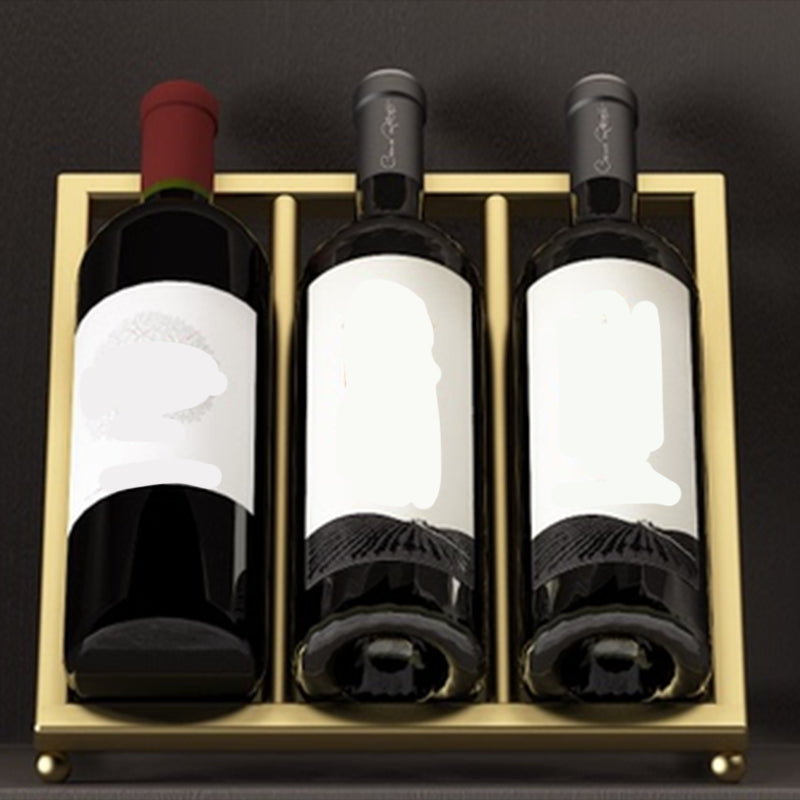 Modern Tabletop or Countertop Free-Stand Wine Rack Kit Metal Wine Racks