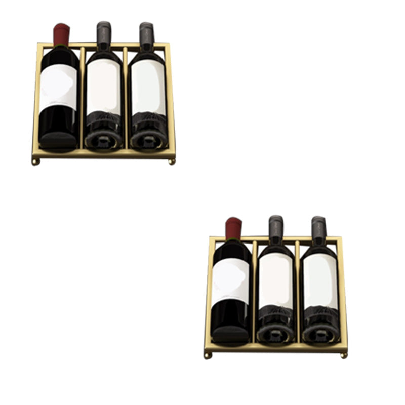 Modern Tabletop or Countertop Free-Stand Wine Rack Kit Metal Wine Racks