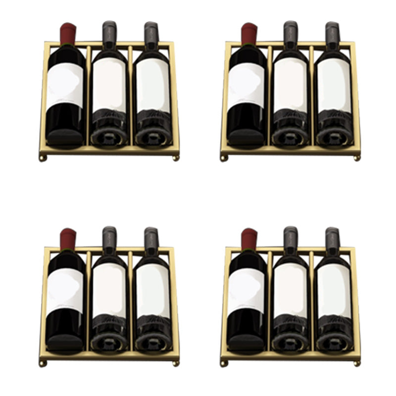 Modern Tabletop or Countertop Free-Stand Wine Rack Kit Metal Wine Racks