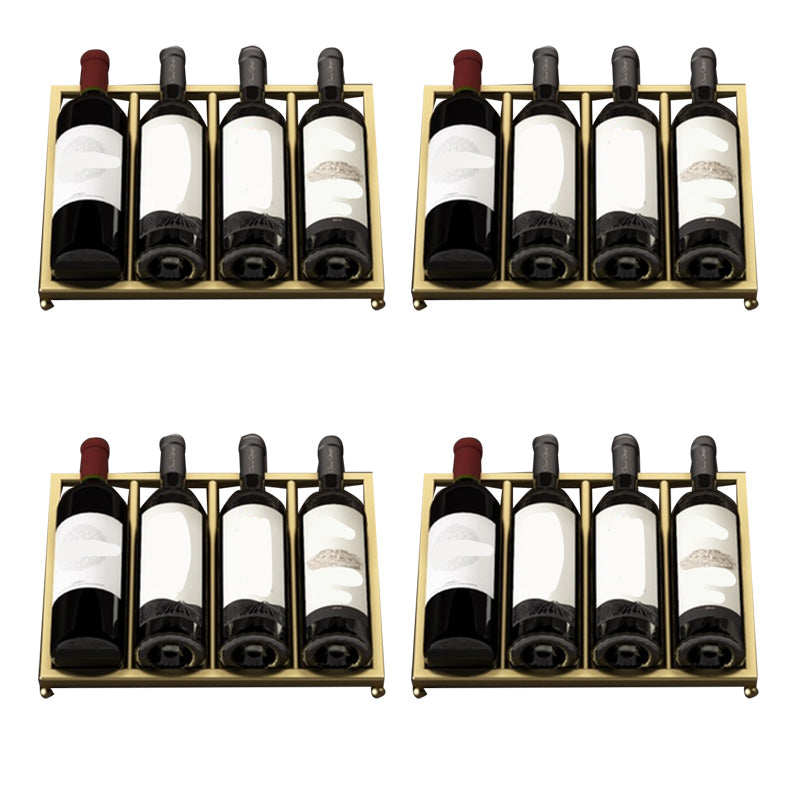 Modern Tabletop or Countertop Free-Stand Wine Rack Kit Metal Wine Racks