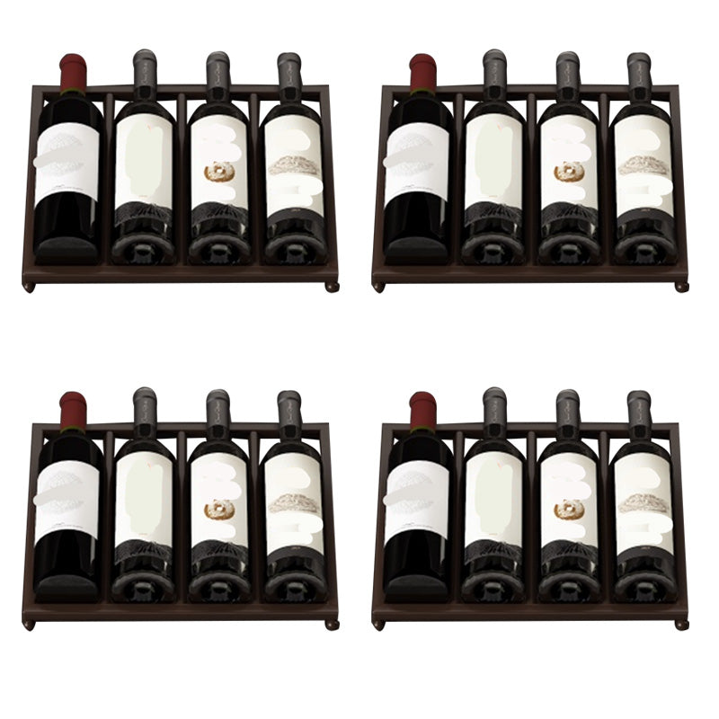 Modern Tabletop or Countertop Free-Stand Wine Rack Kit Metal Wine Racks