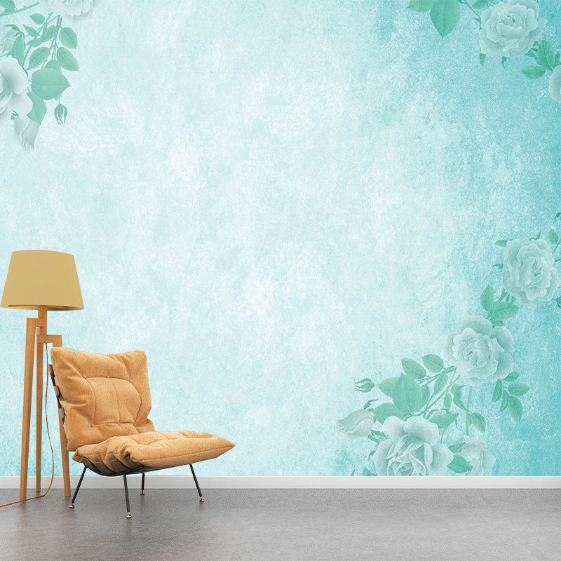 Modern Illustration Mural Wallpaper Wood Grain Indoor Wall Mural