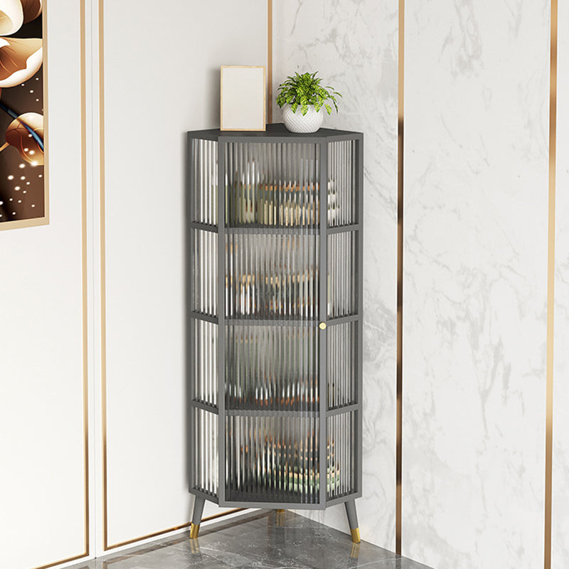 Modern Cabinet Multi-shelf Display Buffet Cabinet with Door for Living Room