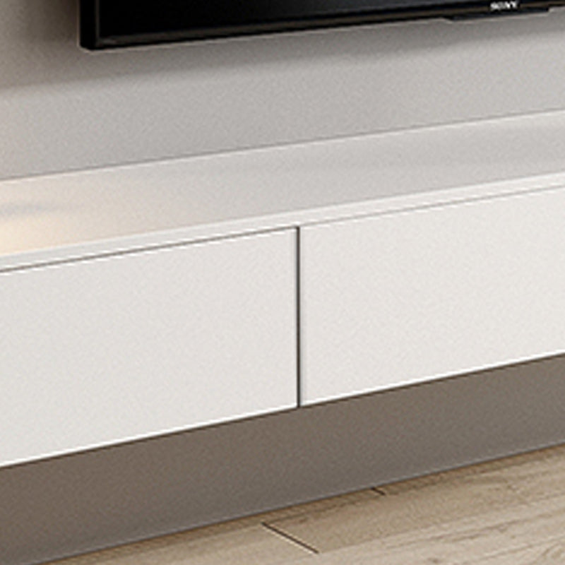 Contemporary Engineered Wood TV Stand Floating Enclosed Storage TV Media Console