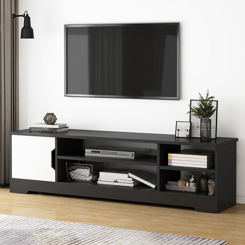 Modern Open Storage TV Cabinet Engineered Wood TV Stand Console with Cabinet