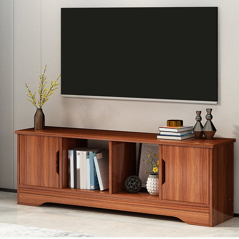 Modern Open Storage TV Cabinet Engineered Wood TV Stand Console with Cabinet