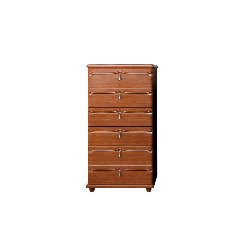 Mid-Century Modern Wooden Accent Cabinet with Drawer 17.12" Wide Brown Cabinet