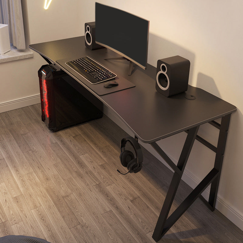 Industrial Wood Computer Desk Bedroom Office Desk with Metal Legs