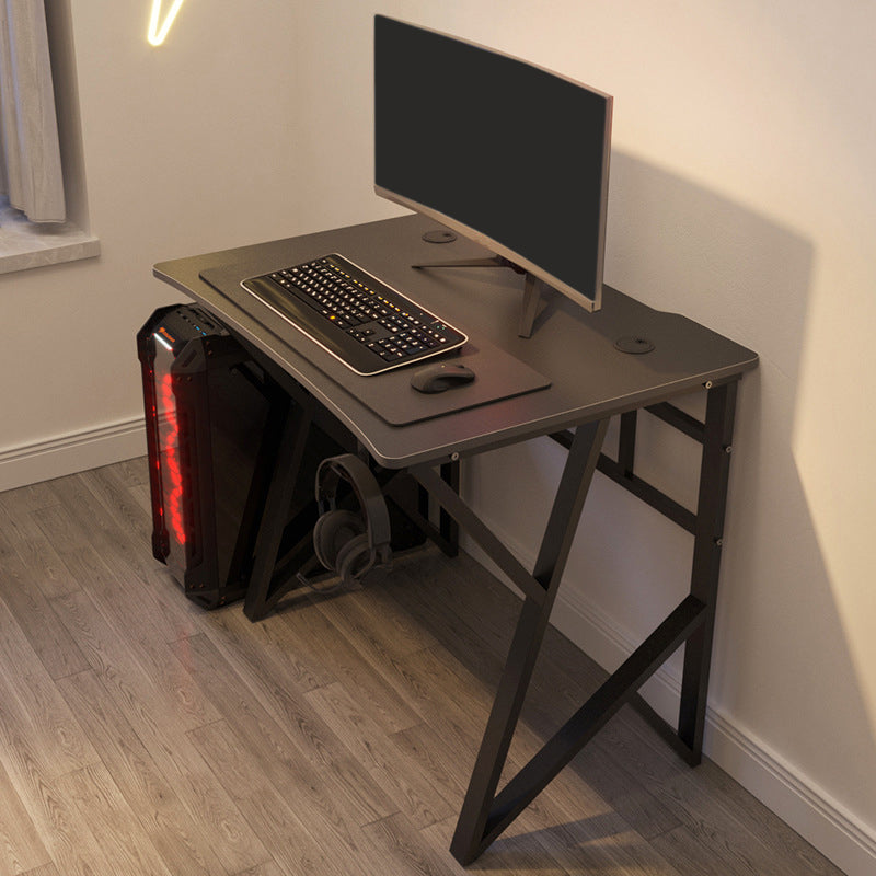 Industrial Wood Computer Desk Bedroom Office Desk with Metal Legs