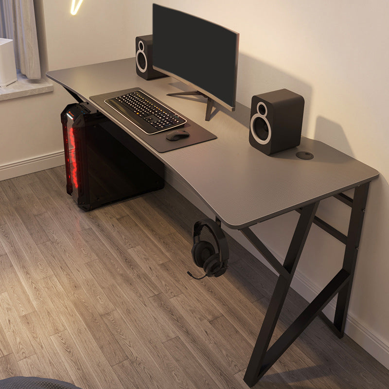 Industrial Wood Computer Desk Bedroom Office Desk with Metal Legs