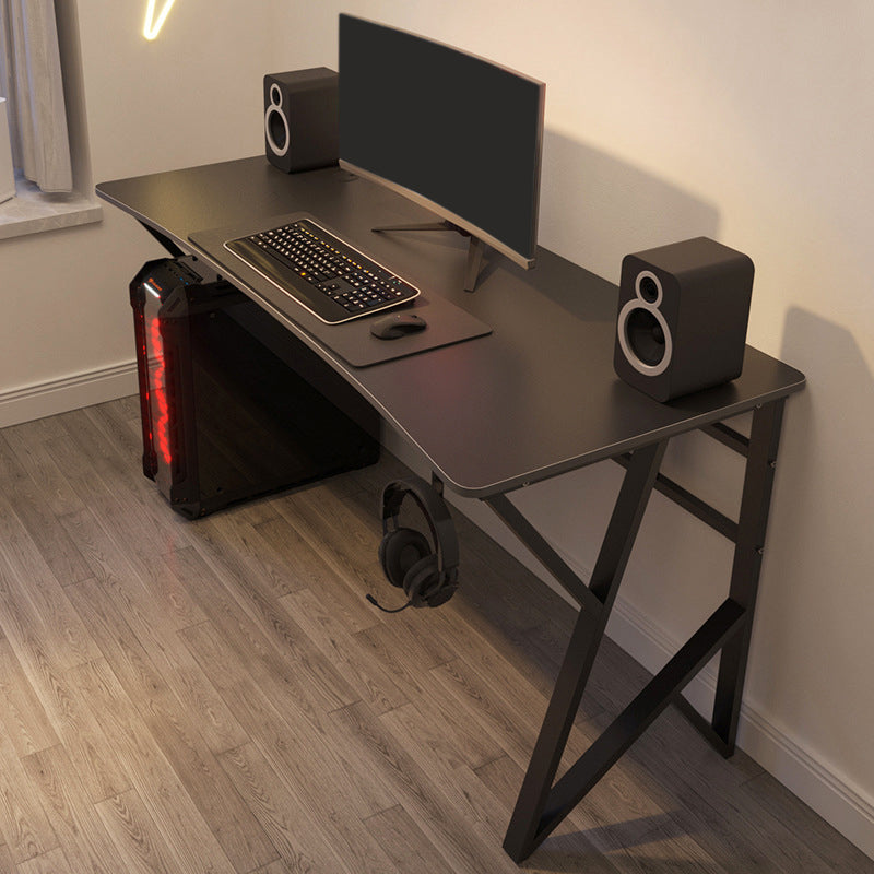 Industrial Wood Computer Desk Bedroom Office Desk with Metal Legs