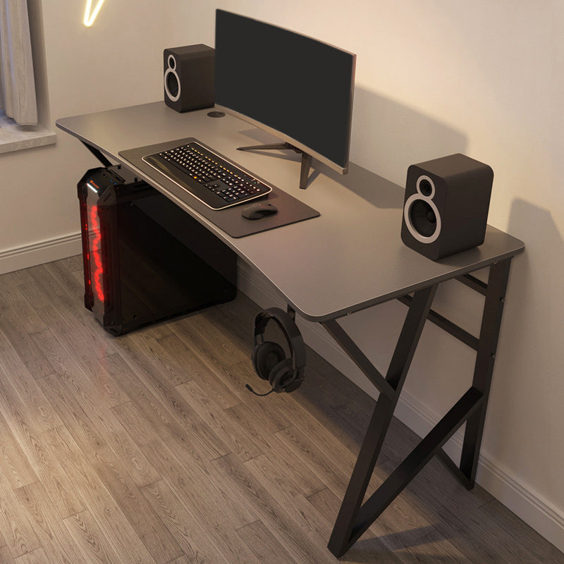 Industrial Wood Computer Desk Bedroom Office Desk with Metal Legs