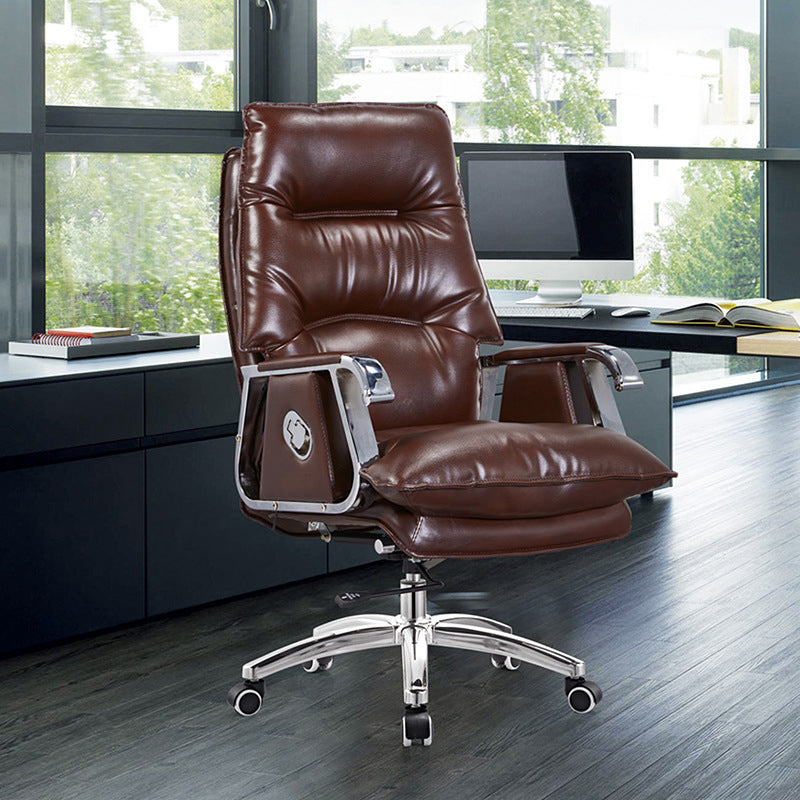 High Back Executive Swivel Office Chair Faux Leather Office Chair