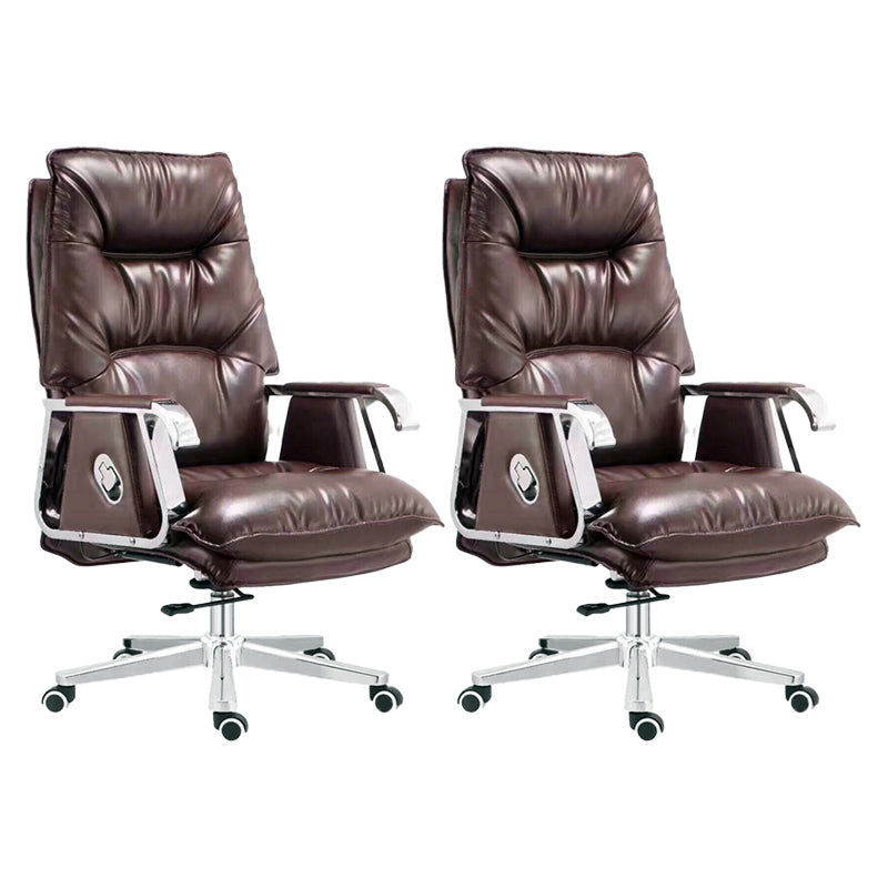 High Back Executive Swivel Office Chair Faux Leather Office Chair