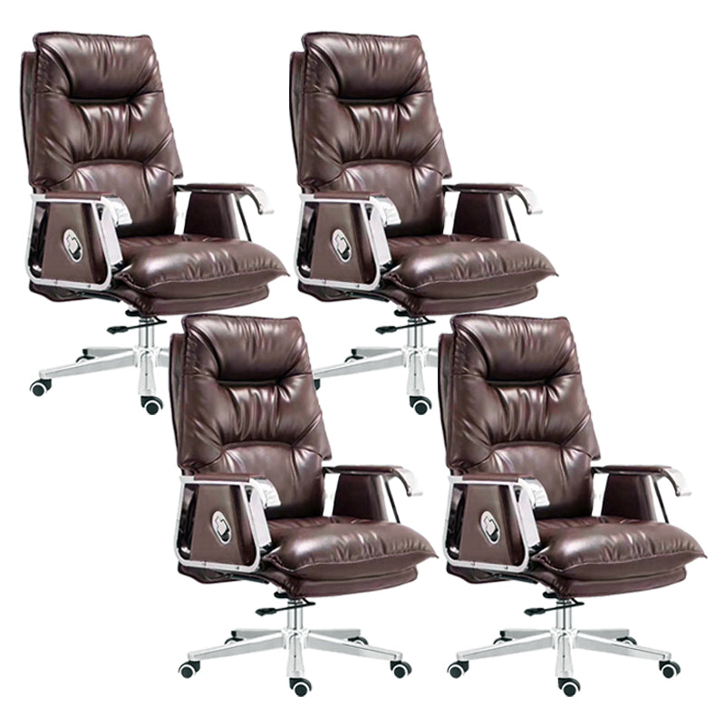 High Back Executive Swivel Office Chair Faux Leather Office Chair