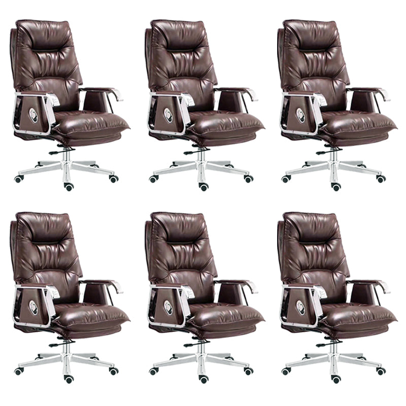 High Back Executive Swivel Office Chair Faux Leather Office Chair