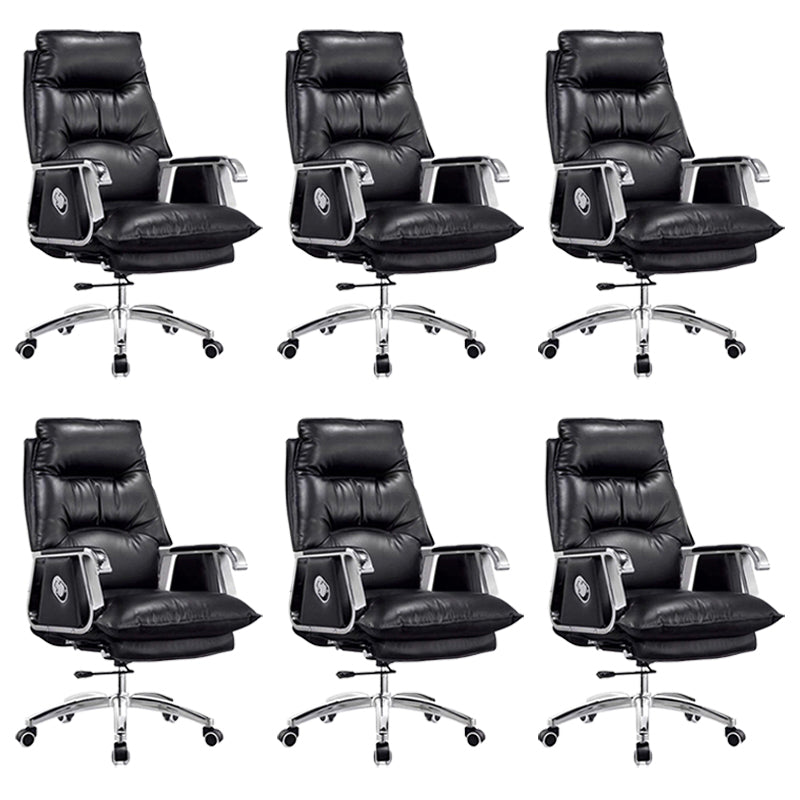 High Back Executive Swivel Office Chair Faux Leather Office Chair