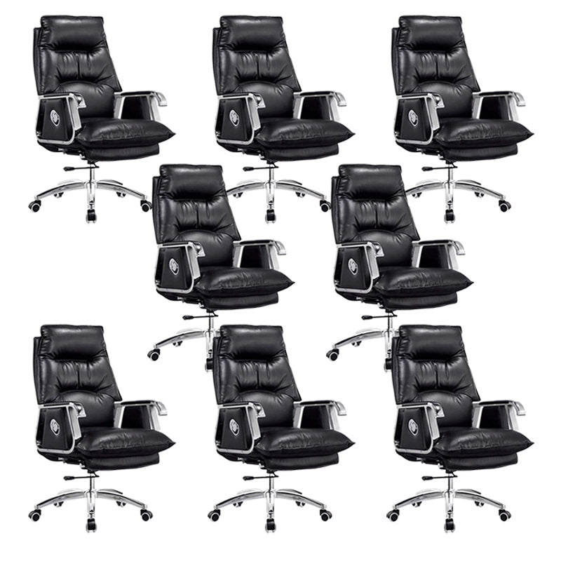 High Back Executive Swivel Office Chair Faux Leather Office Chair