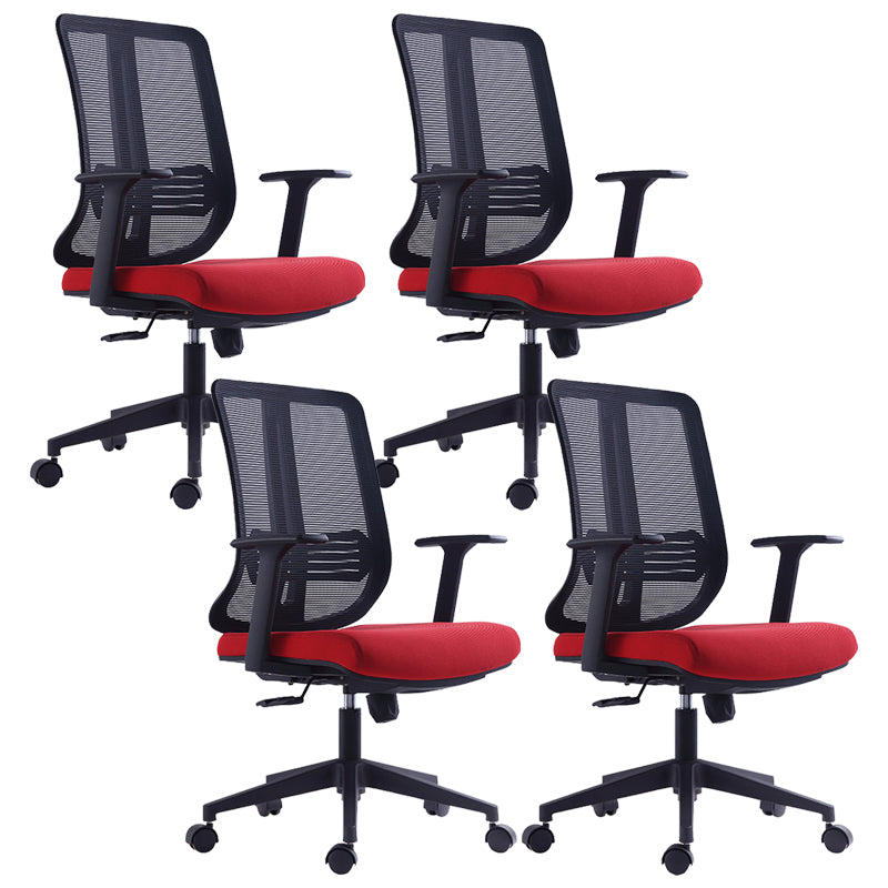 Contemporary Chair Adjustable Arms Adjustable Seat Height Swive Office Chair