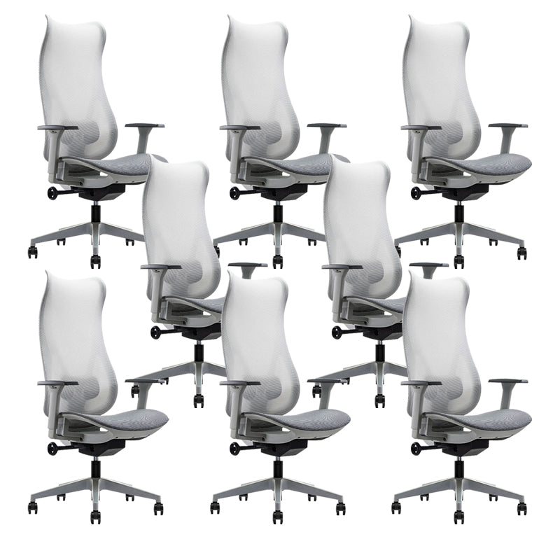 Contemporary Arm Chair Adjustable Arms Adjustable Seat Height Swive Office Chair