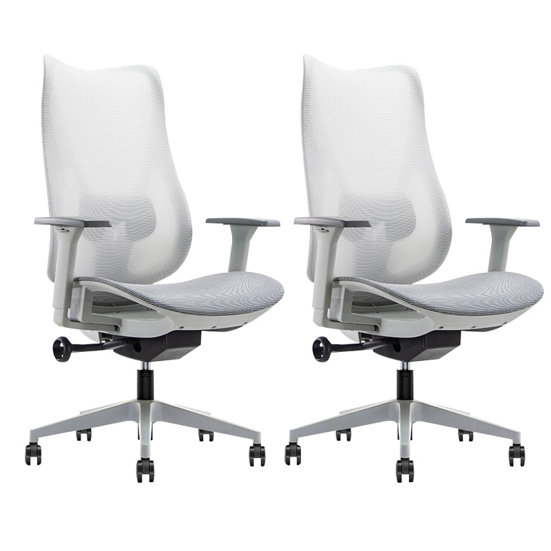 Contemporary Arm Chair Adjustable Arms Adjustable Seat Height Swive Office Chair