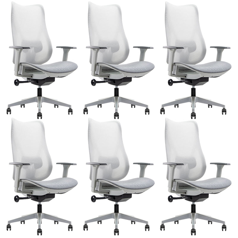 Contemporary Arm Chair Adjustable Arms Adjustable Seat Height Swive Office Chair