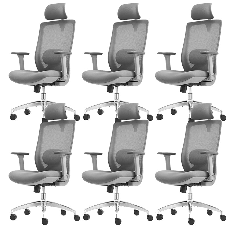 Ergonomic Adjustable Executive Office Chair Breathable AirGrid  with Headrest Chair