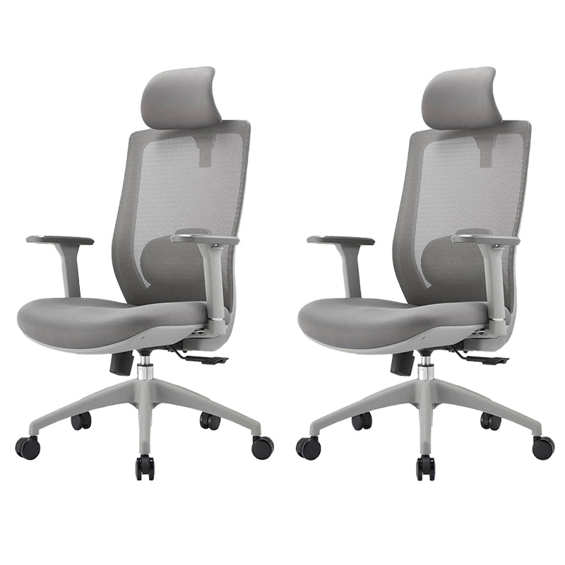 Ergonomic Adjustable Executive Office Chair Breathable AirGrid  with Headrest Chair